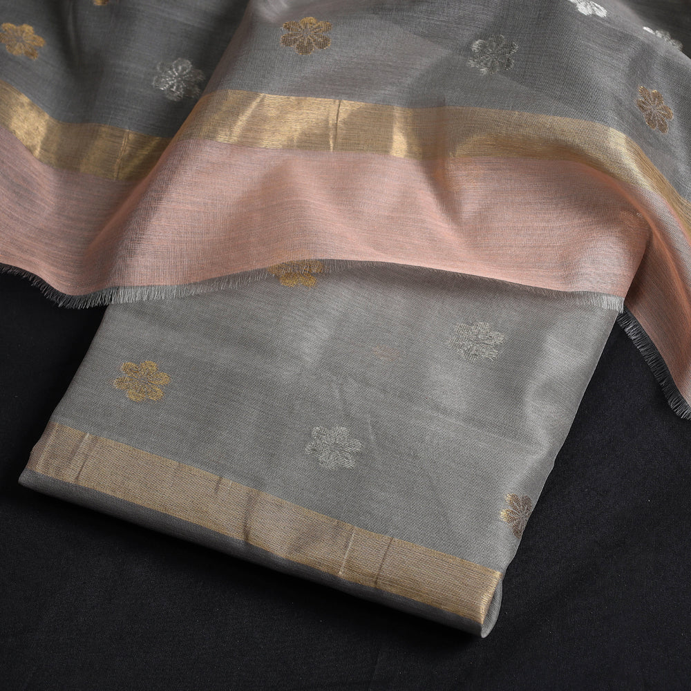 chanderi silk dress material