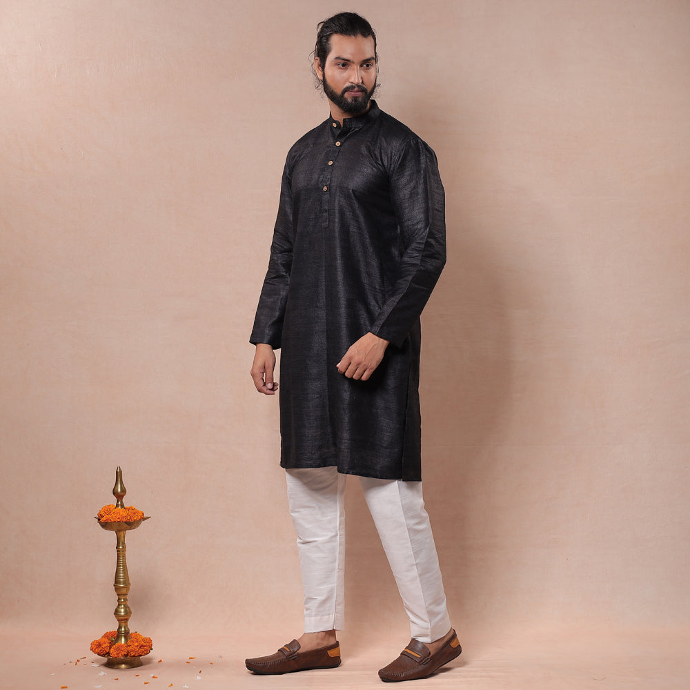 silk long men kurta