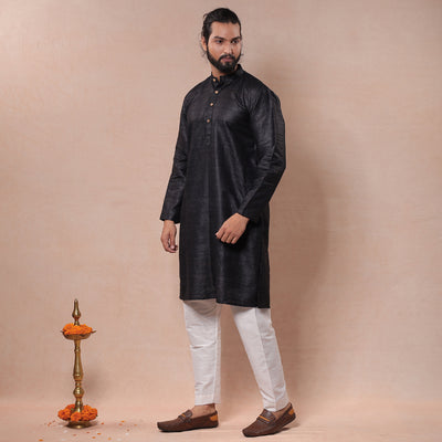 silk long men kurta