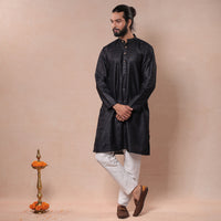 silk long men kurta