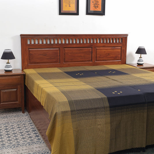  plain double bed cover