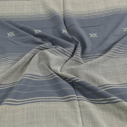 Green - Kutch Weaving Handloom Cotton Single Bed Cover (91 x 60 in)