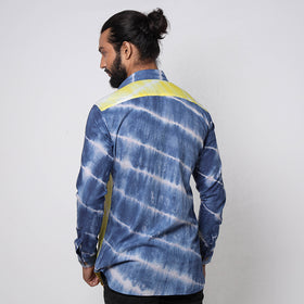 Buy Shibori Tie-Dye Cotton Men Full Sleeve Shirt Online at iTokri.com