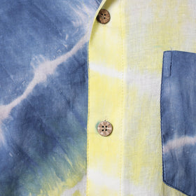 Buy Shibori Tie-Dye Cotton Men Full Sleeve Shirt Online at iTokri.com