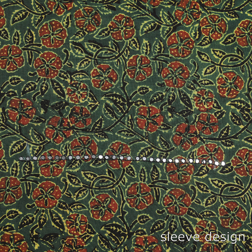 ajrakh kurta material