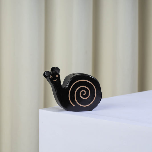 Snail - Handcrafted Leather Money Bank