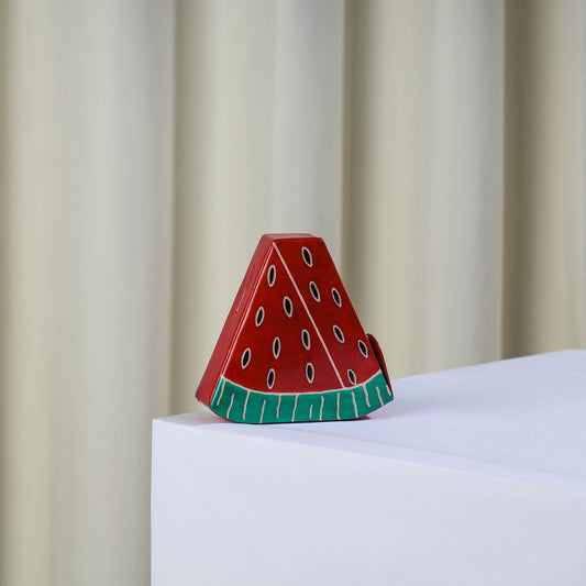 Watermelon - Handcrafted Leather Money Bank