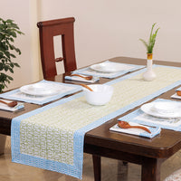 Sanganeri Block Printed Table Runner, Mats