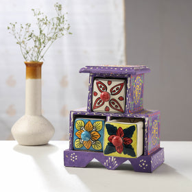 wooden case ceramic drawer