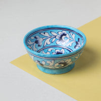 Original Blue Pottery Ceramic Bowl (5 x 5 in)