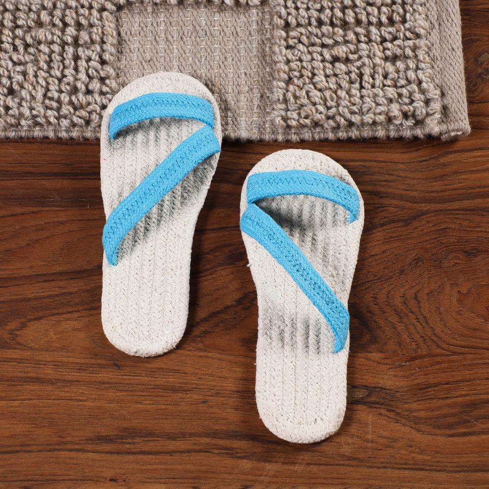 Hand Braided Cotton Stitched Home Slipper