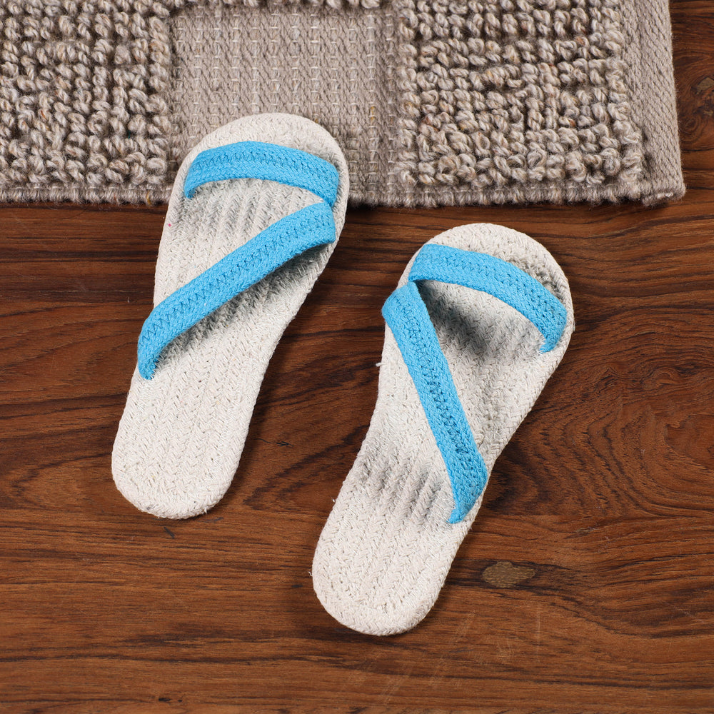 Hand Braided Cotton Stitched Home Slipper