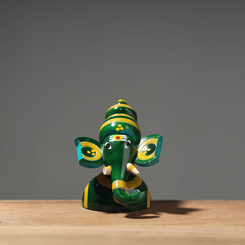 Ganesha - Etikoppaka Handcrafted Wood Idol