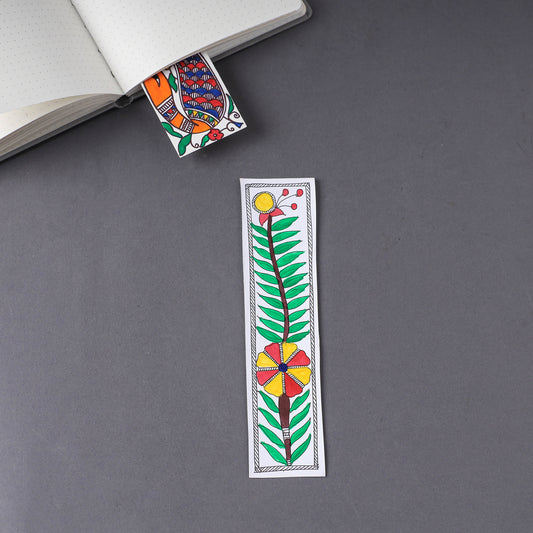 Assorted - Madhubani Handpainted Bookmark (7.5 x 2 in)