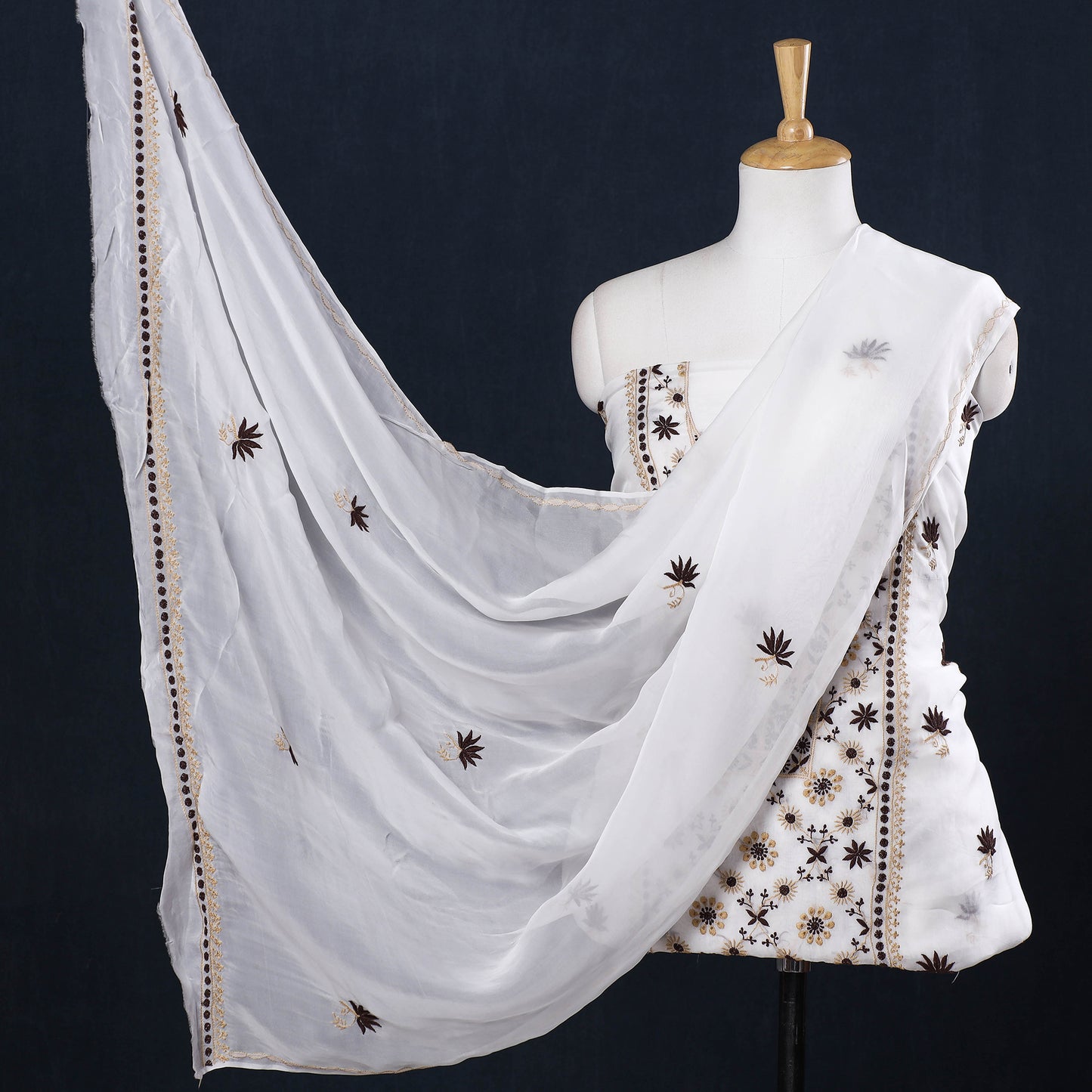 chikankari dress material