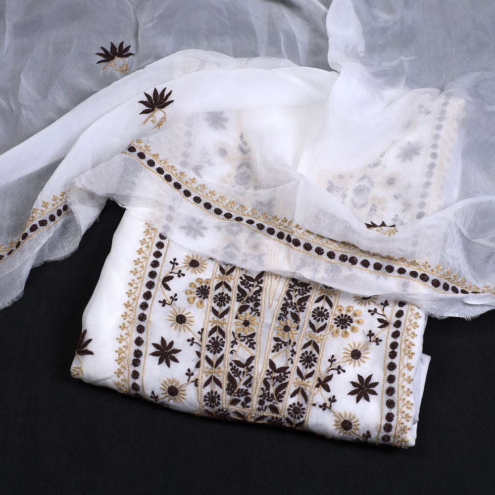 chikankari dress material