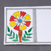 Assorted - Madhubani Handpainted Post Card (3.5 x 5.5 in)