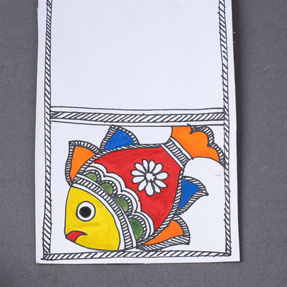 Madhubani Handpainted Post Card (3.5 x 5.5 in)