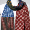 Akola Block Printed Patchwork Cotton Stole