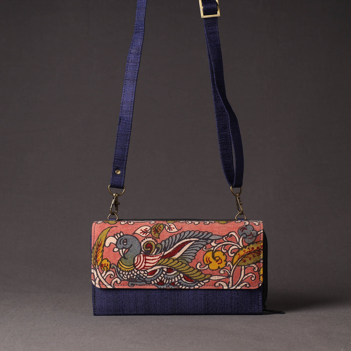 kalamkari clutch