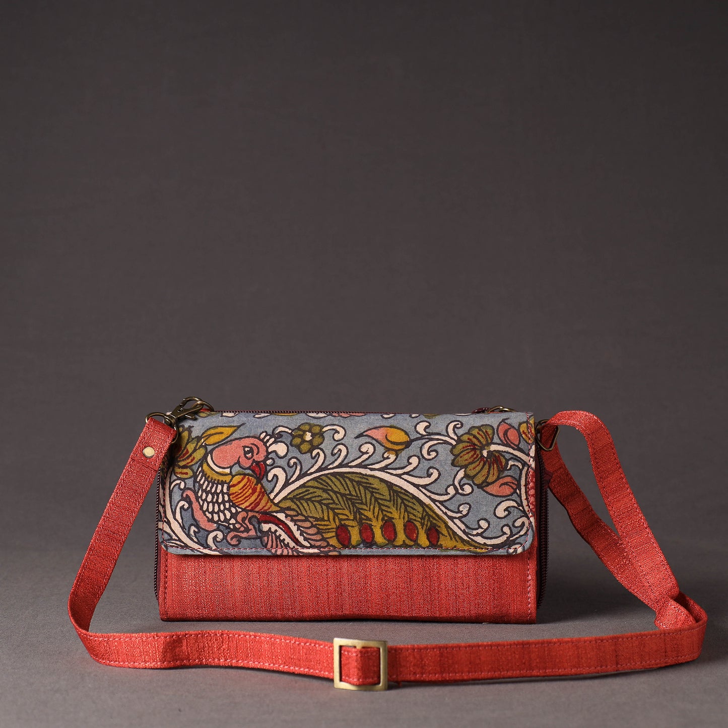 kalamkari clutch