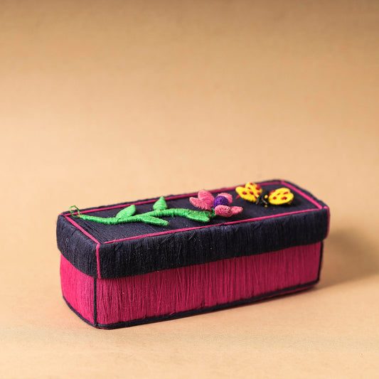 Handmade Coir Pen-Pencil Box - Butterfly with Flower