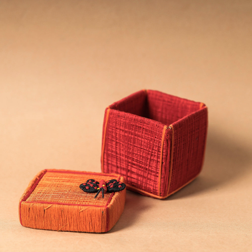 Handmade Coir Jewelry Box - Butterfly
