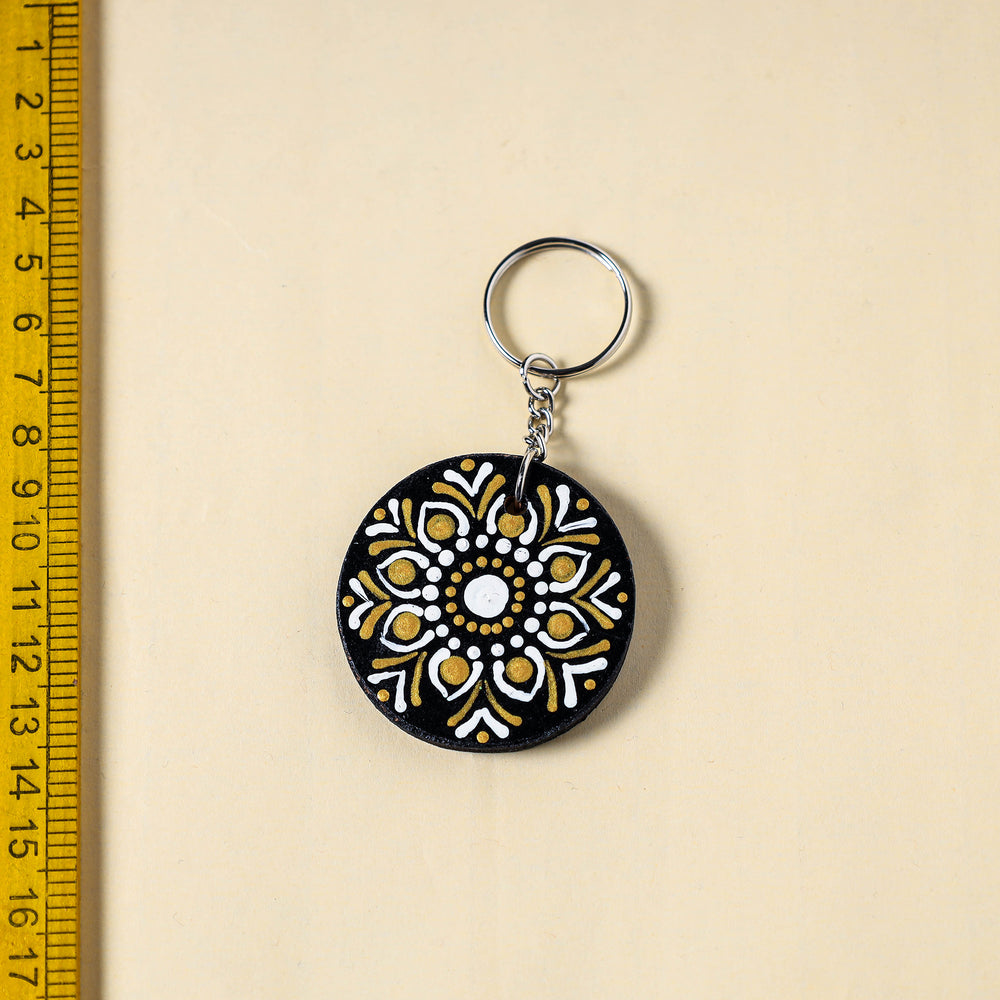 Mandala Art Handpainted Keychain