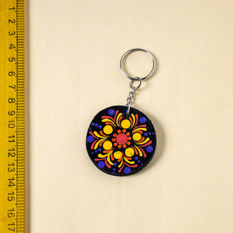 Mandala Art Handpainted Keychain