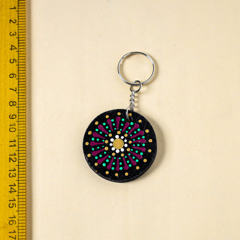 Mandala Art Handpainted Keychain