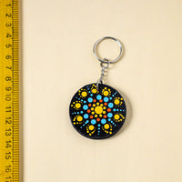 Mandala Art Handpainted Keychain