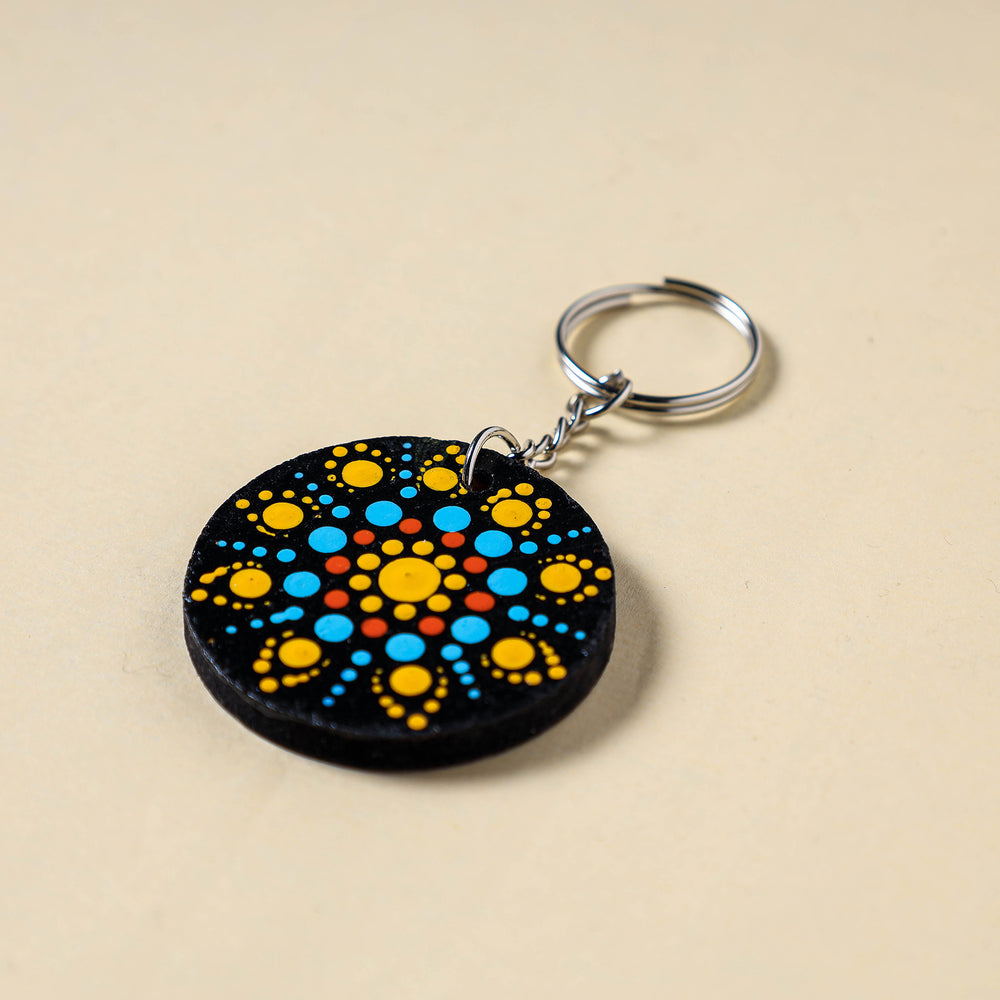 Mandala Art Handpainted Keychain