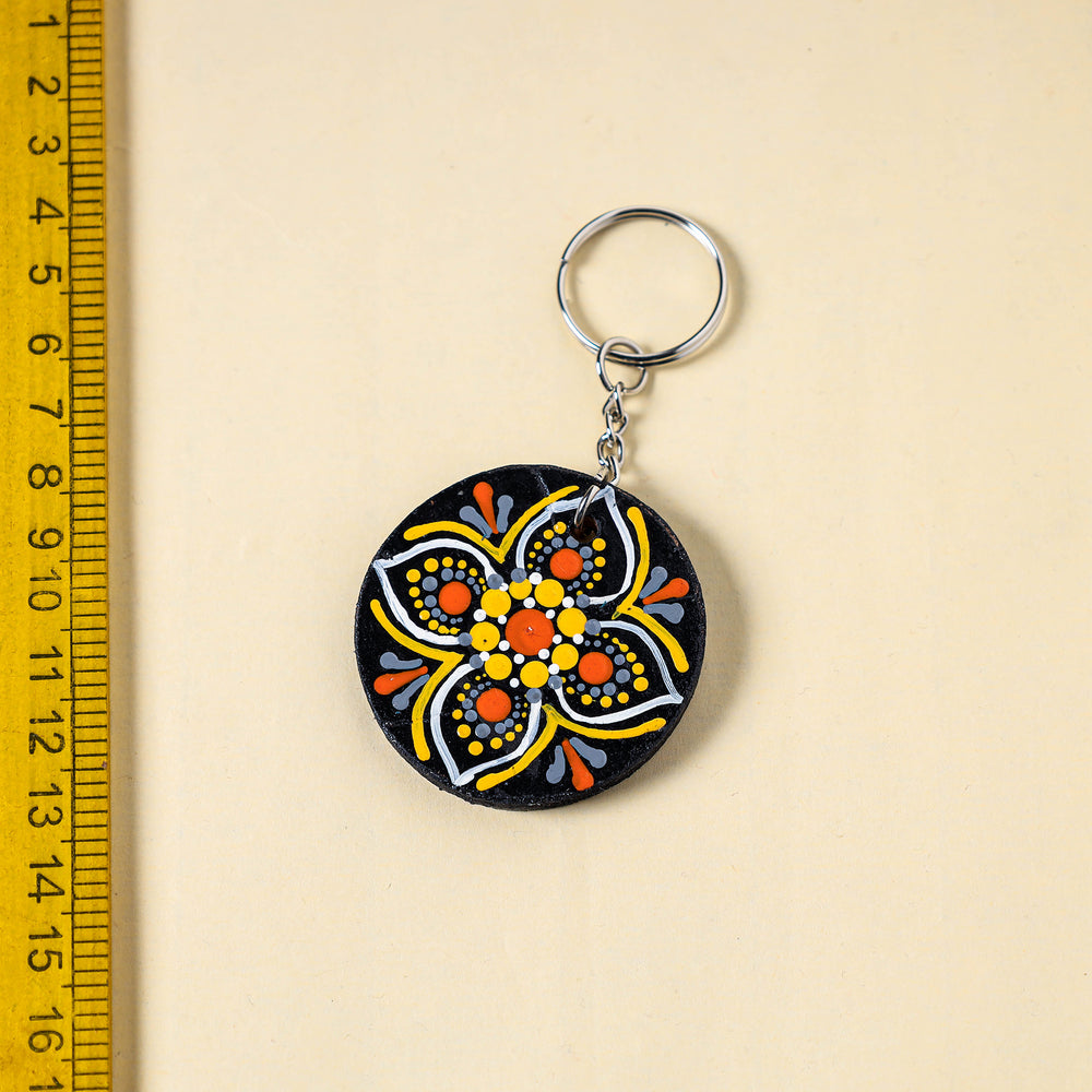 Mandala Art Handpainted Keychain