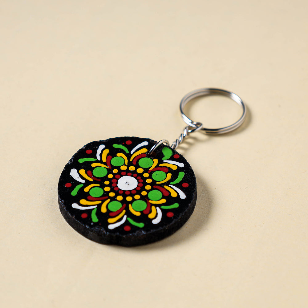 Mandala Art Handpainted Keychain