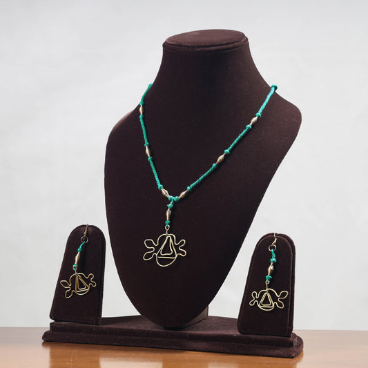 patwa thread necklace set