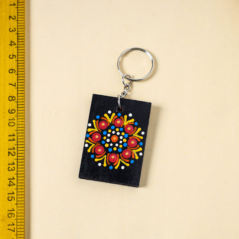 Mandala Art Handpainted Keychain