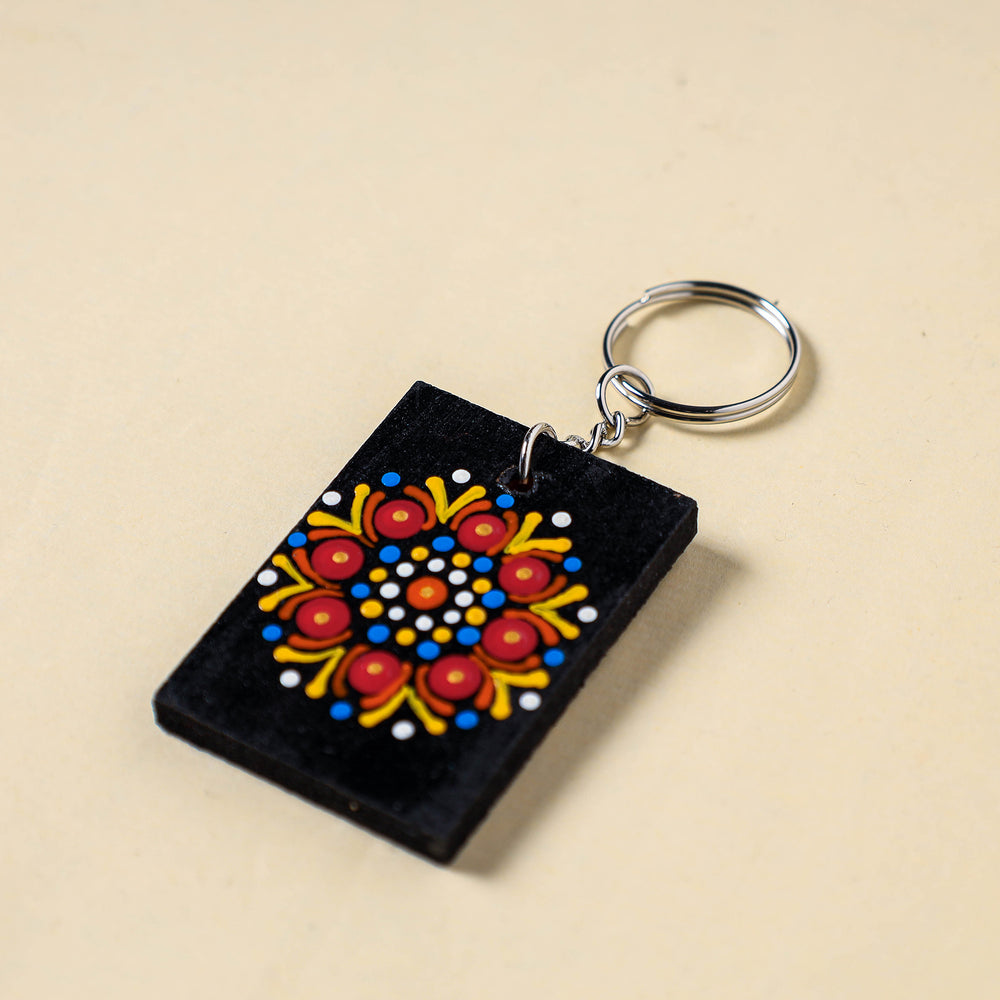 Mandala Art Handpainted Keychain