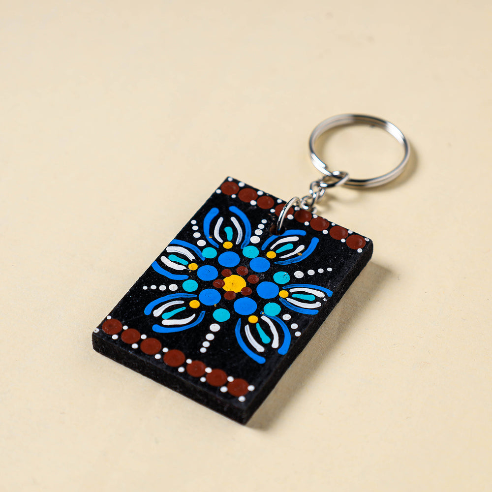 Mandala Art Handpainted Keychain