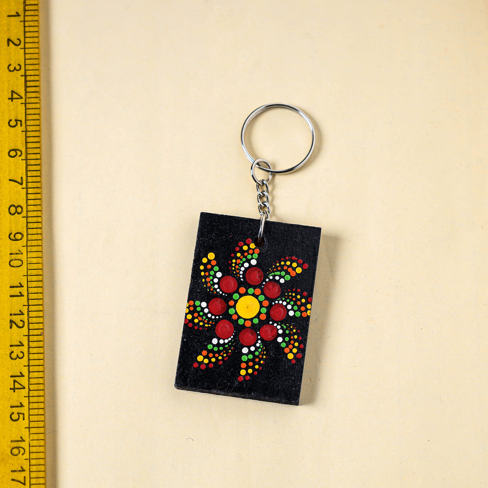 Mandala Art Handpainted Keychain