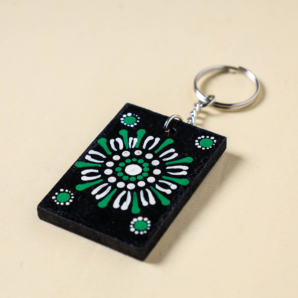 Mandala Art Handpainted Keychain