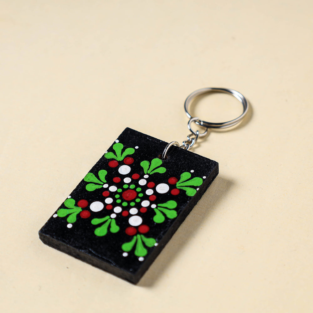 Mandala Art Handpainted Keychain