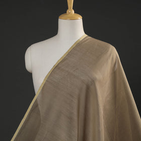 Buy Grey - Maheshwari Silk Cotton Pure Handloom Fabric Online iTokri.com