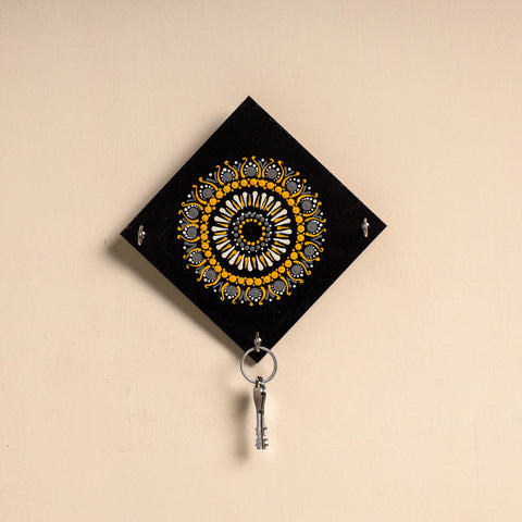 Mandala Art Handpainted Keyholder (7 x 7 in)