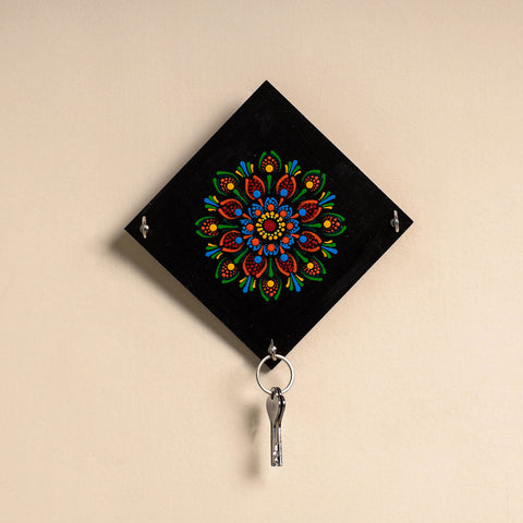 Mandala Art Handpainted Keyholder (7 x 7 in)