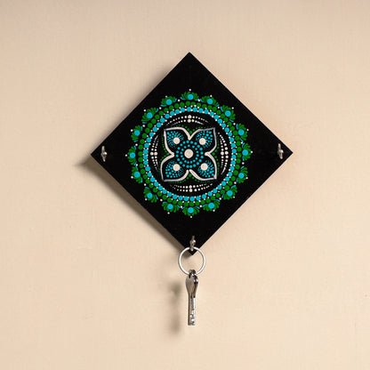 Mandala Art Handpainted Keyholder (7 x 7 in)