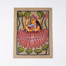  Handpainted Kalighat Painting by Laltu Chitrakar 