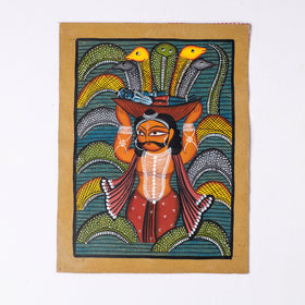  Handpainted Kalighat Painting by Laltu Chitrakar 