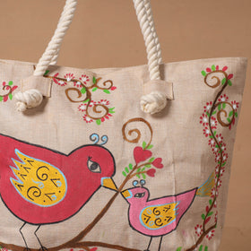 Handpainted shoulder bag for women 15 - handcrafted