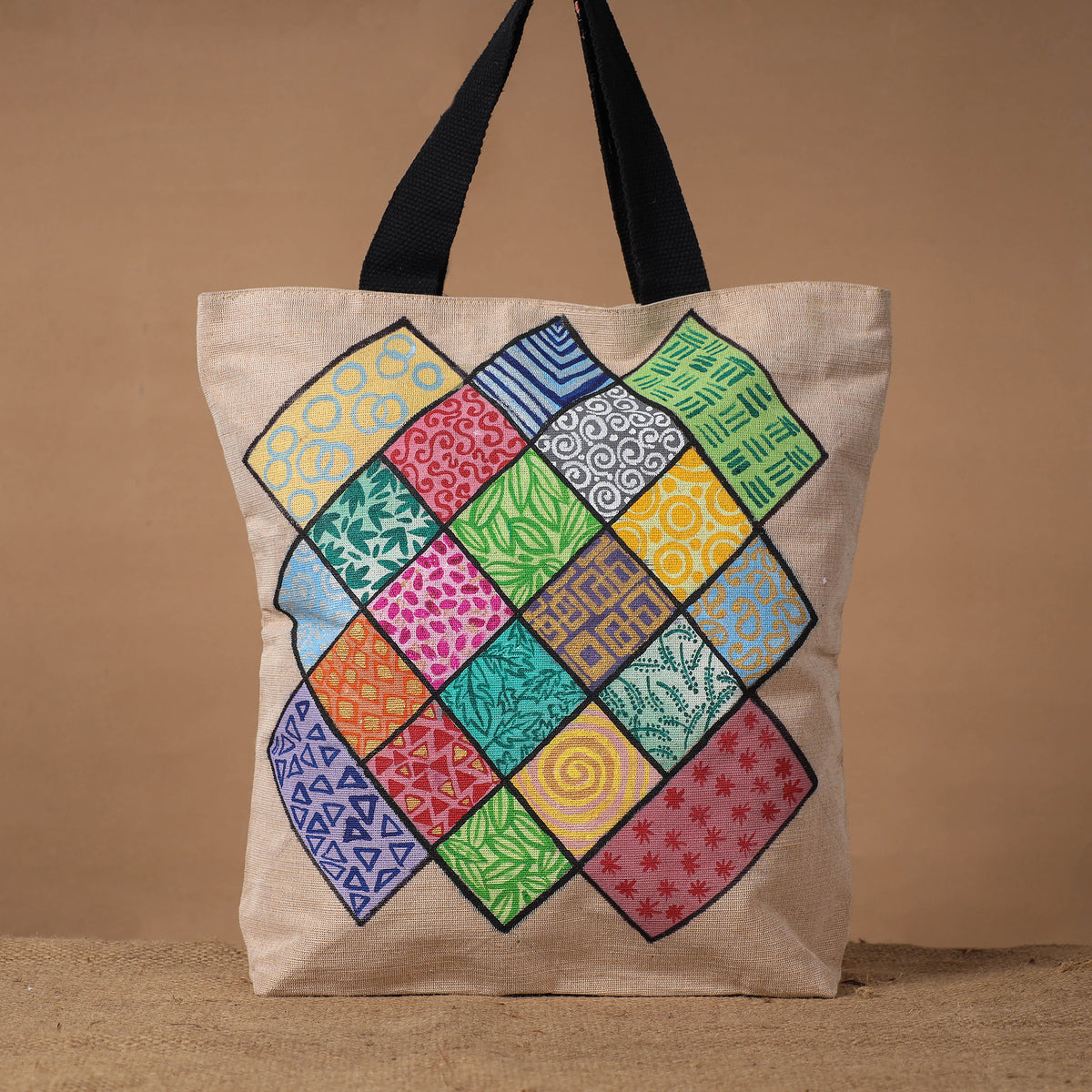 Handpainted shoulder bag for women 11 - handcrafted
