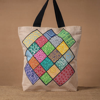 Handpainted shoulder bag for women 11 - handcrafted